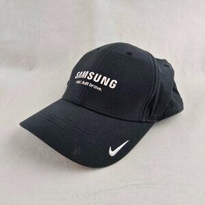 Nike Hat Mens Black Legacy91 Dri Fit Samsung Built Brave Adjustable Baseball Cap